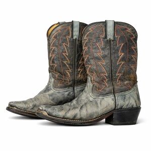 Vintage Durango Cowboy Boots Men’s 10D Distressed Western Leather